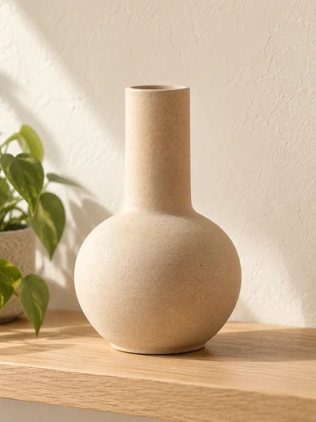 Vase en céramique de la boutique de démonstration.