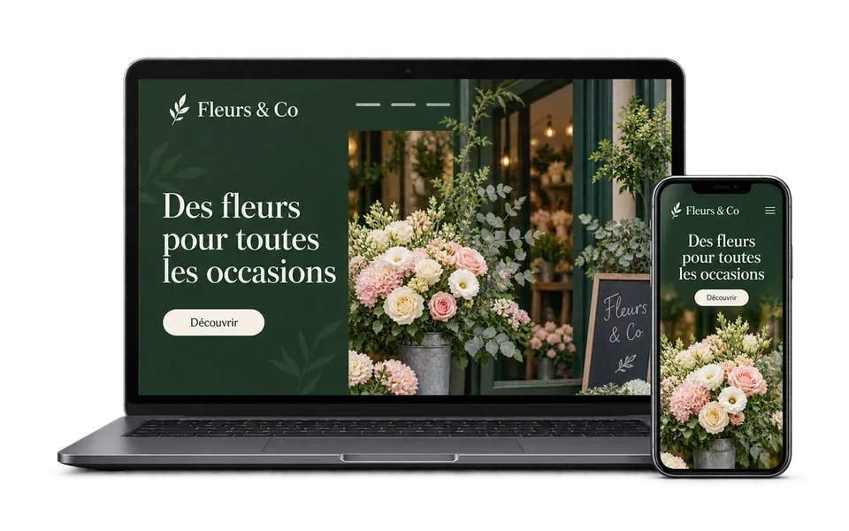 Un site professionnel adapté au téléphone et à l’ordinateur