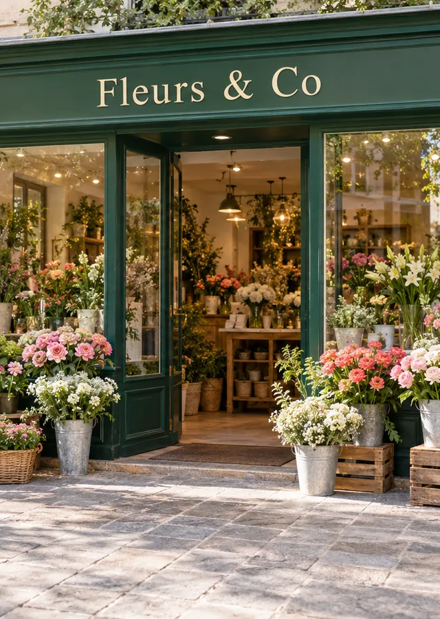Un commerce de proximité accueillant.