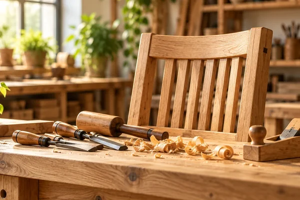 Atelier artisanal et outils de travail