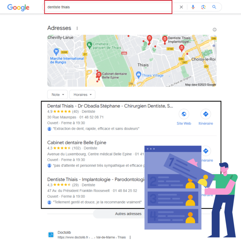 seo local google maps