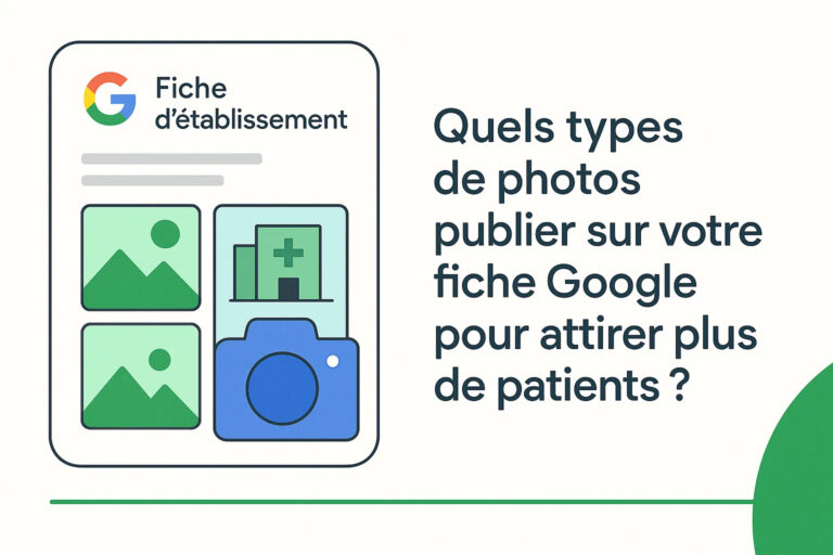 choix photo fiche google etablissement medical