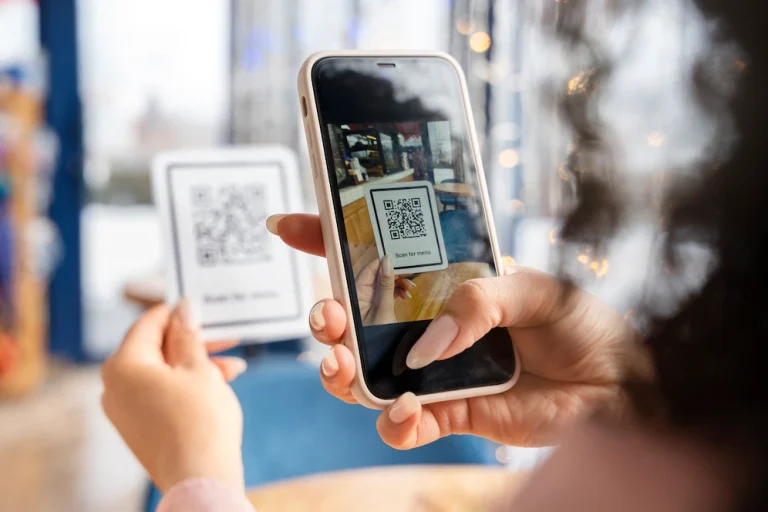telephone qr code scan