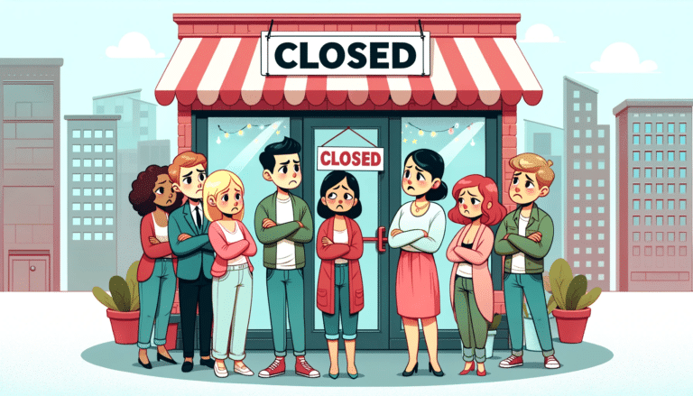 personne decu magasin ferme horaire probleme