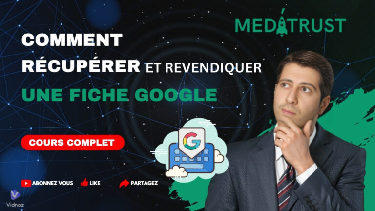 comment recuperer REVENDIQUER fiche google