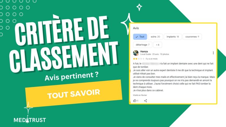 critere classement pertinence avis google