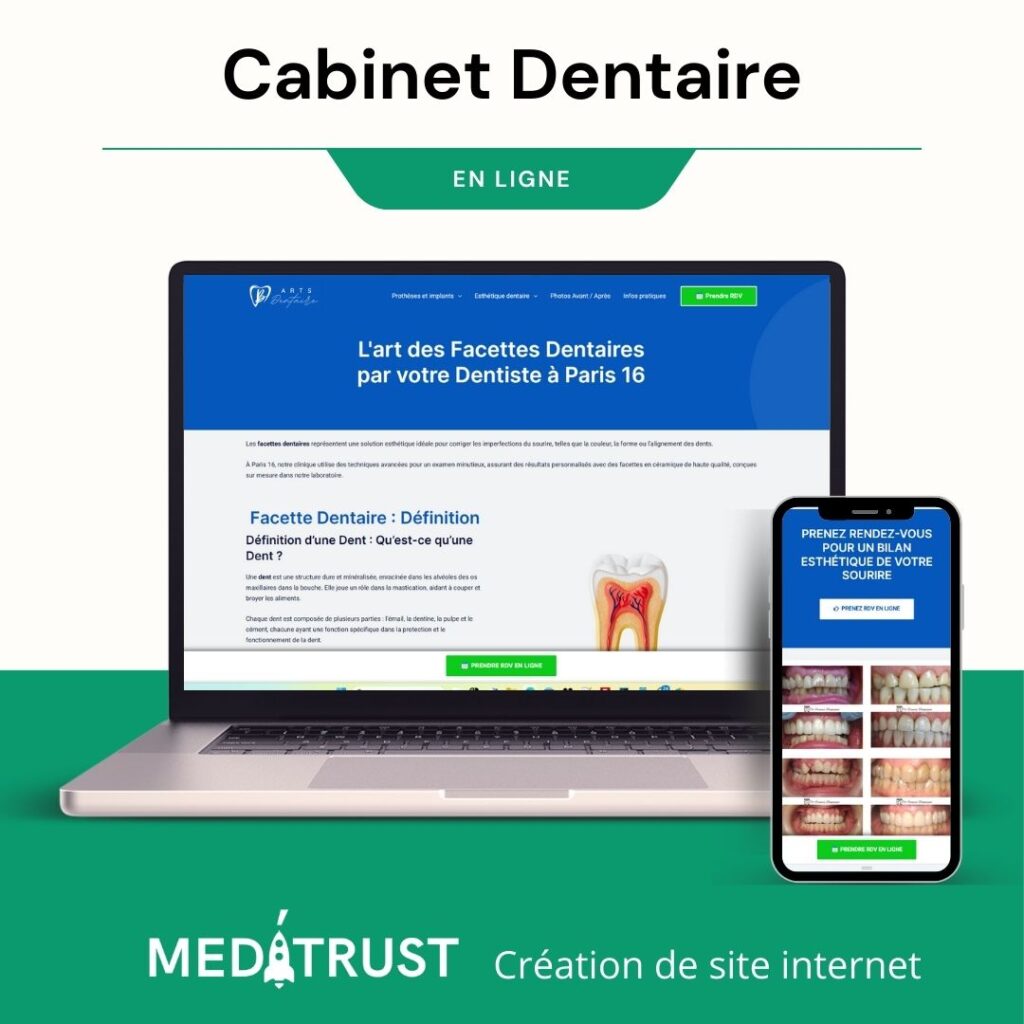 creation site internet cabinet dentaire