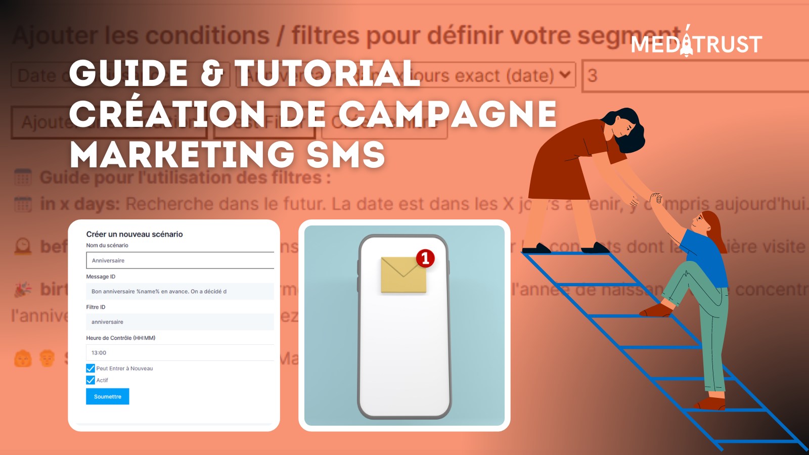 tutorial creation campagne sms