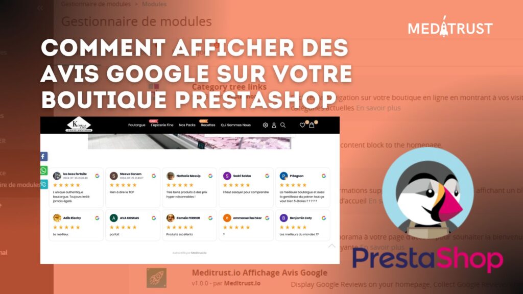 prestashop module avis google afficher