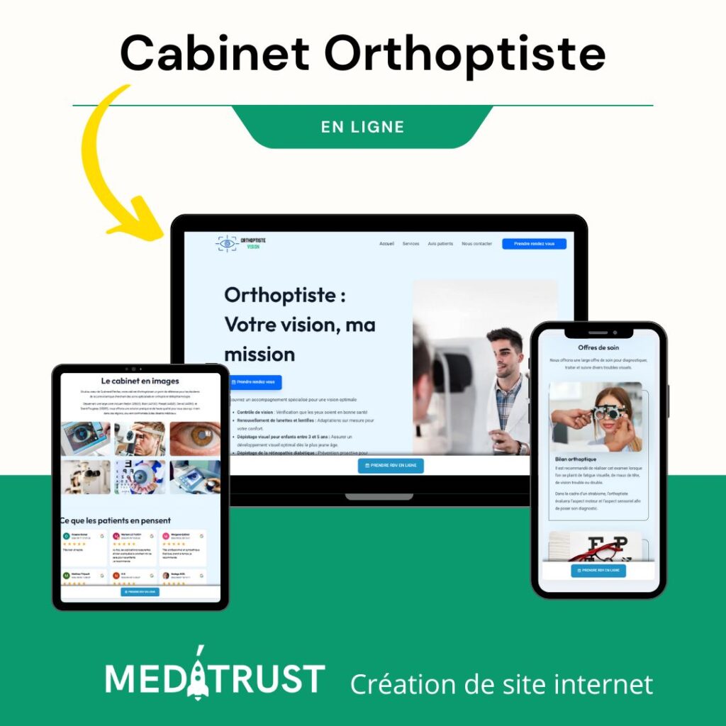 cabinet orthoptiste mockup