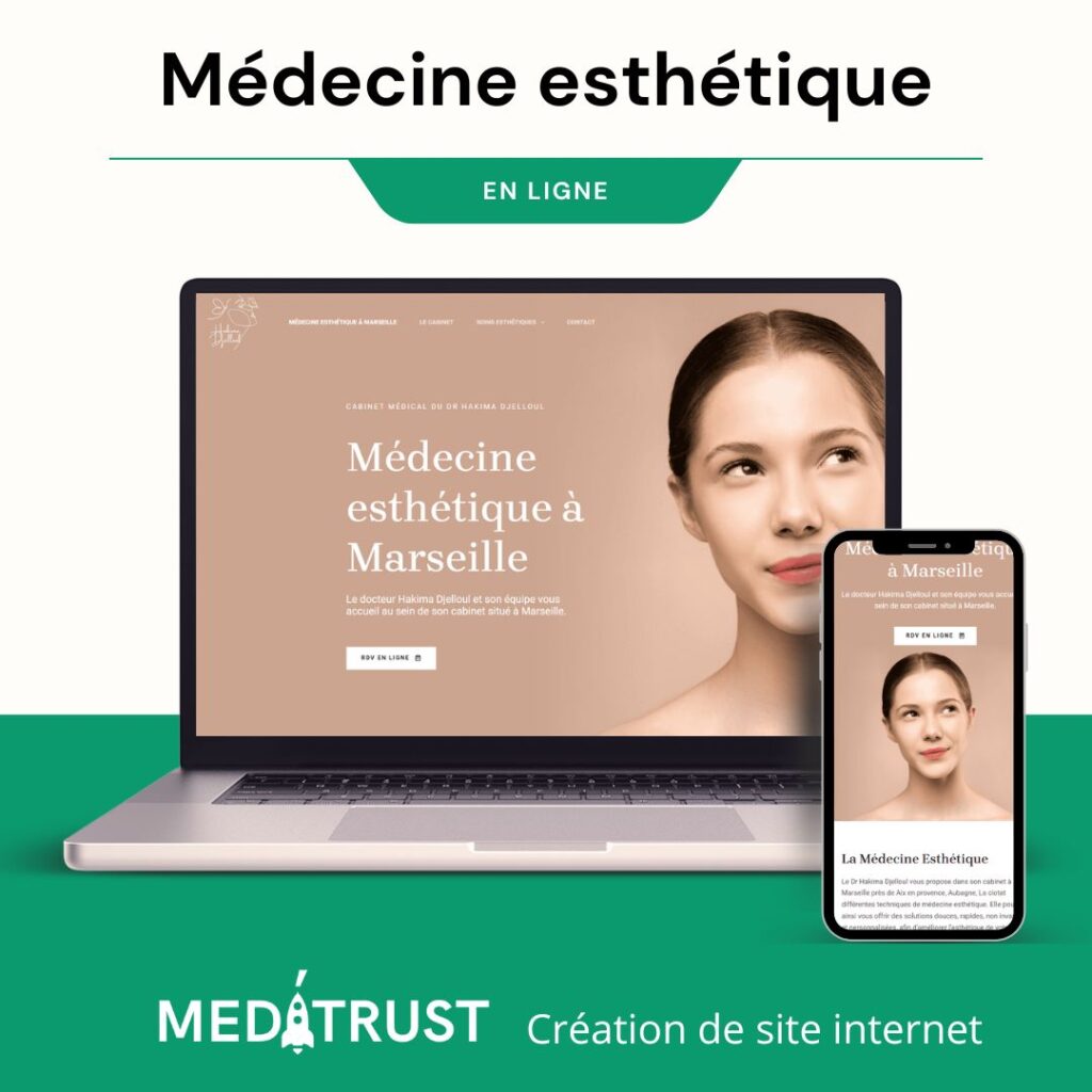 mockup site internet esthetique marseille