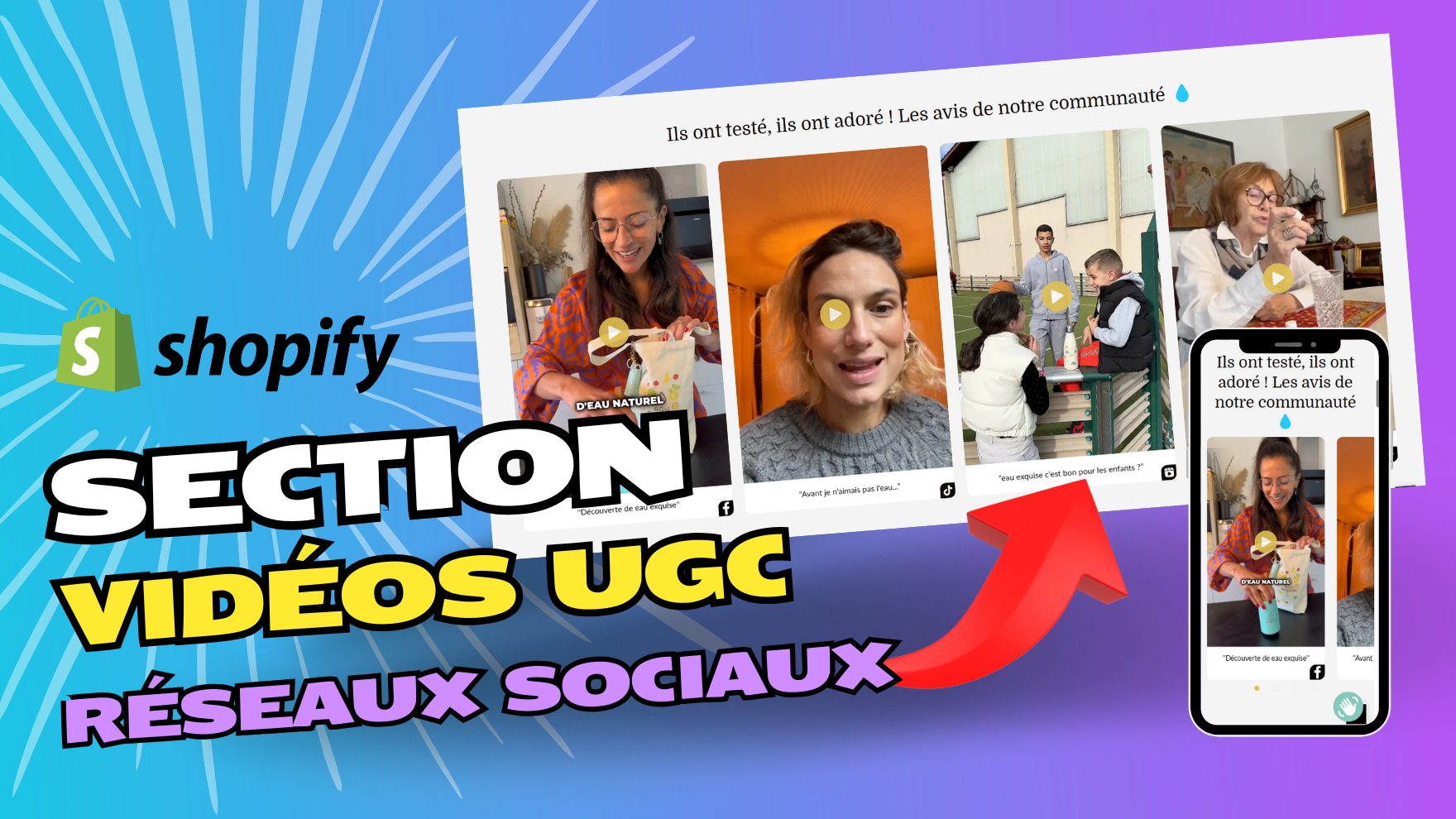 shopify section ugc videos