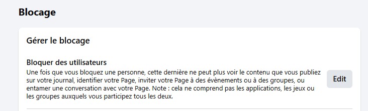 blocage facebook ads utilisateur