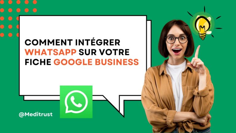 integrer whatsapp fiche google gmb