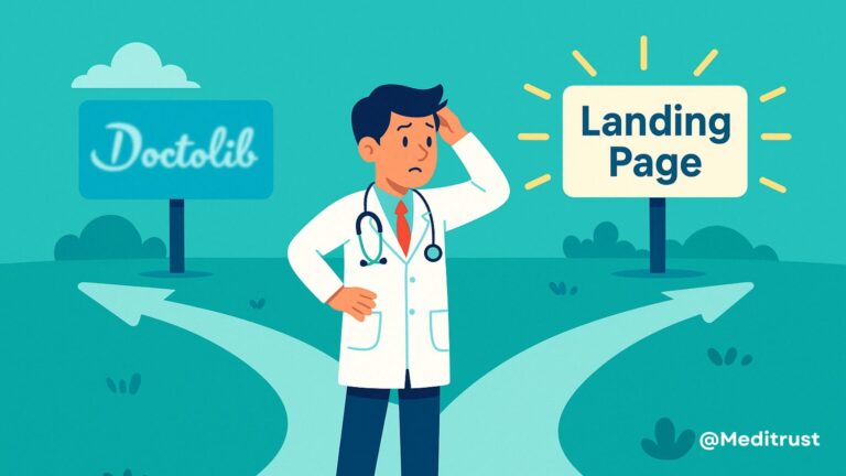 ads doctolib ou landing page