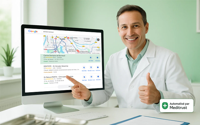 Fiche Google cabinet santé