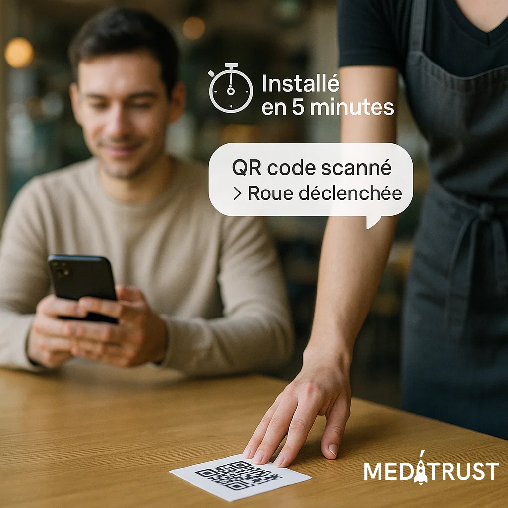 Roue Meditrust sur mobile