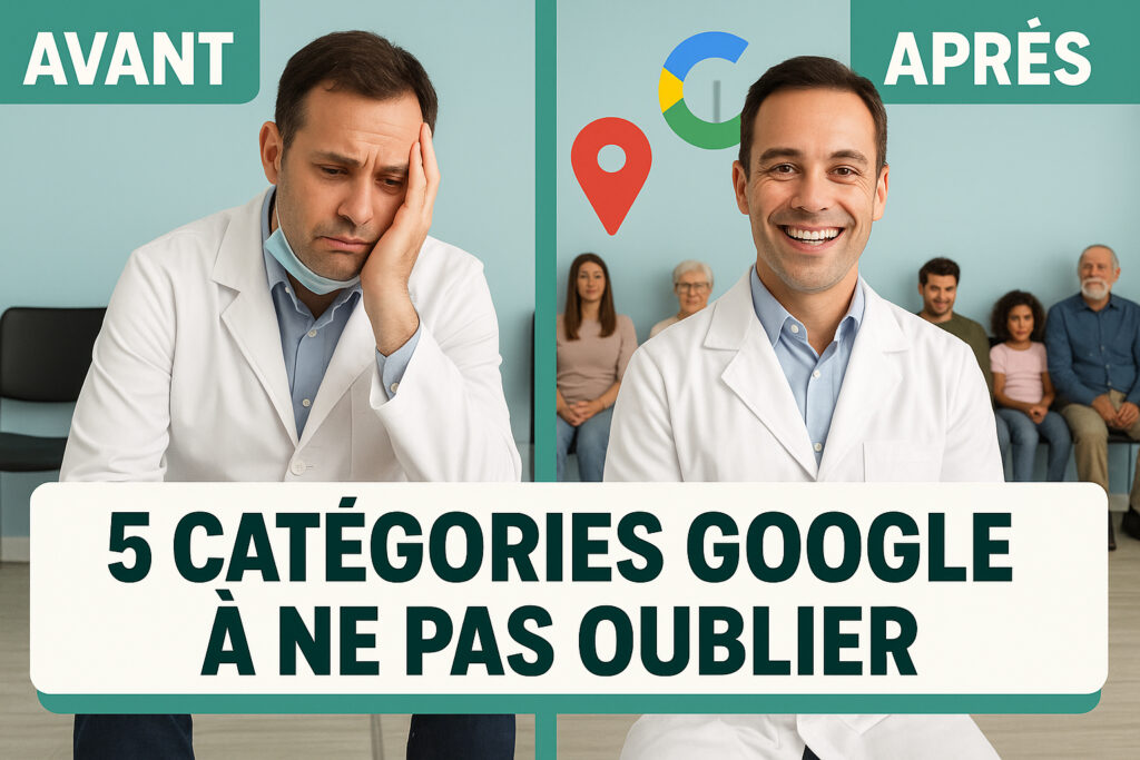 categorie secondaire avis google pour dentiste