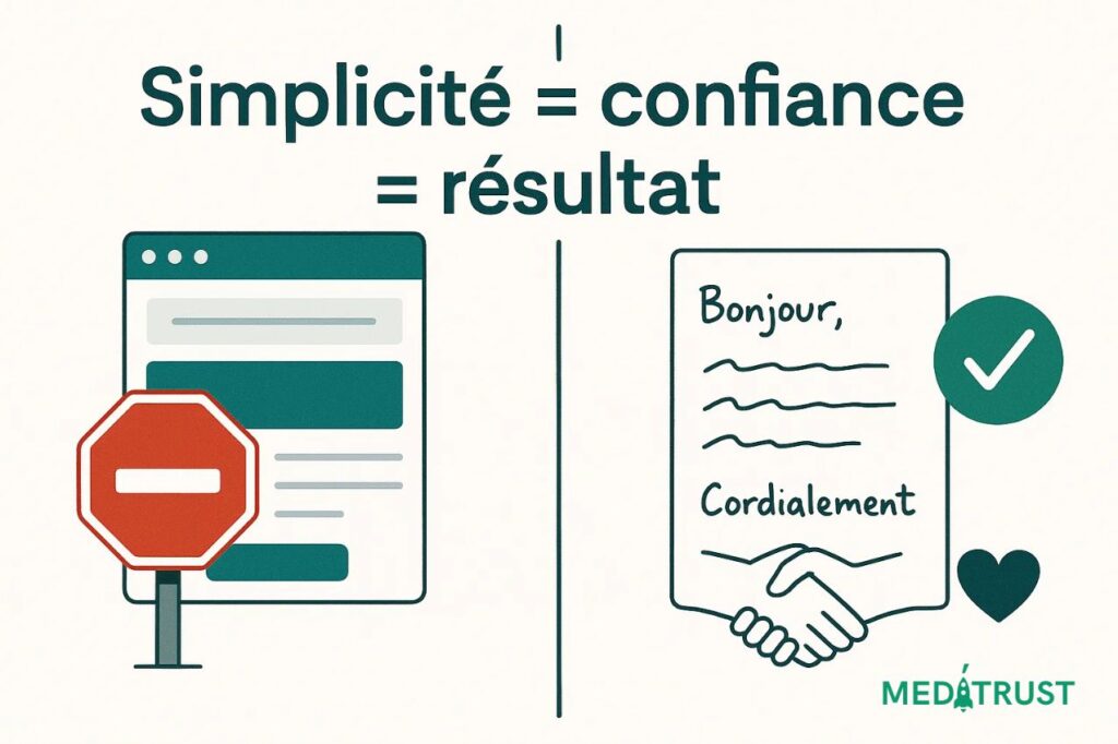 simplicite confiance resultat email texte