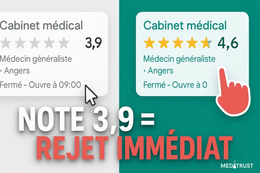 note en dessous de quatre egal rejet