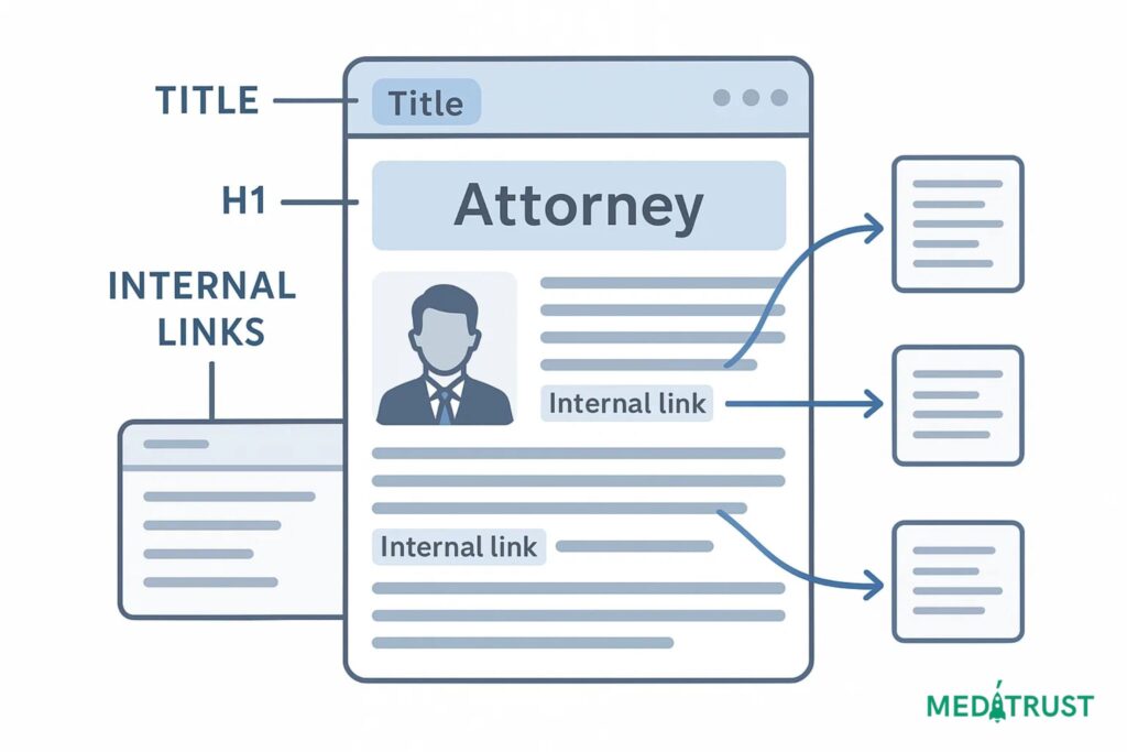site avocat maillage interne