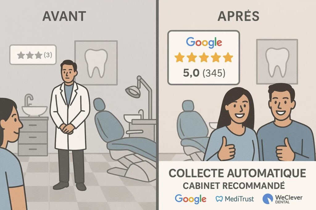 weclever dental avis google avant apres