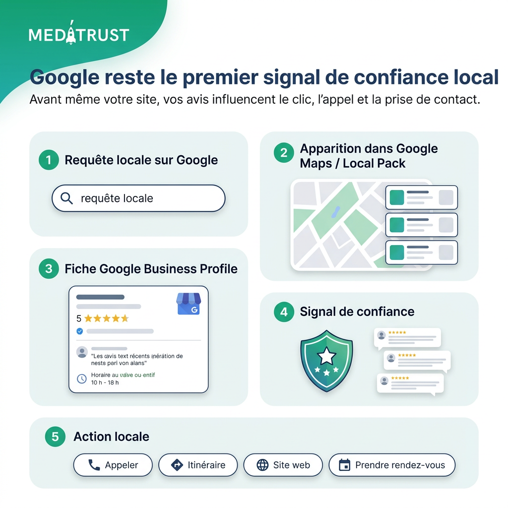 meditrust google confiance local