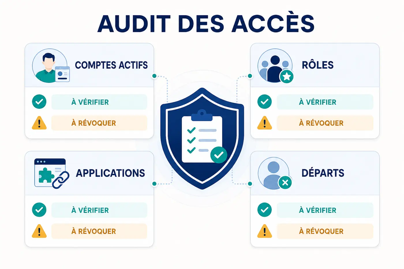 Votre logiciel d’avis vous demande votre mot de passe Google ? Voici la méthode sécurisée qu’il devrait utiliser 4 Checklist pour vérifier et révoquer les accès à une fiche Google Business Profile